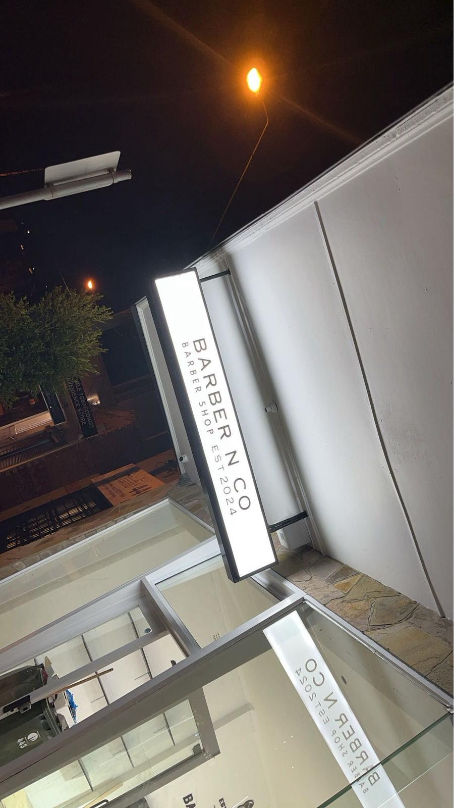 Outdoor illuminated sign supplied with safe electrical power